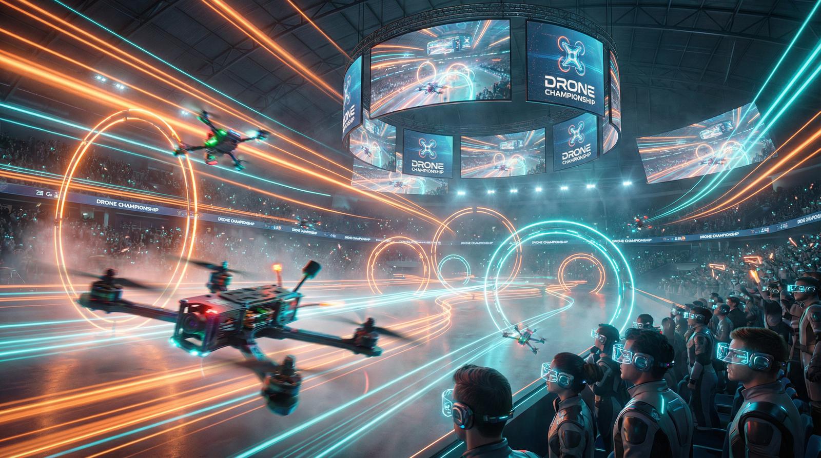 网红主播无人机视频